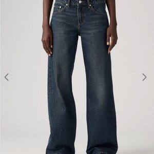 Levi’s Low Loose Dark Wash Jeans